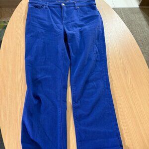 Chico's So Slimming Girlfriend Slim Leg Crop Pants Chico's Size 1 US Size 8 Blue